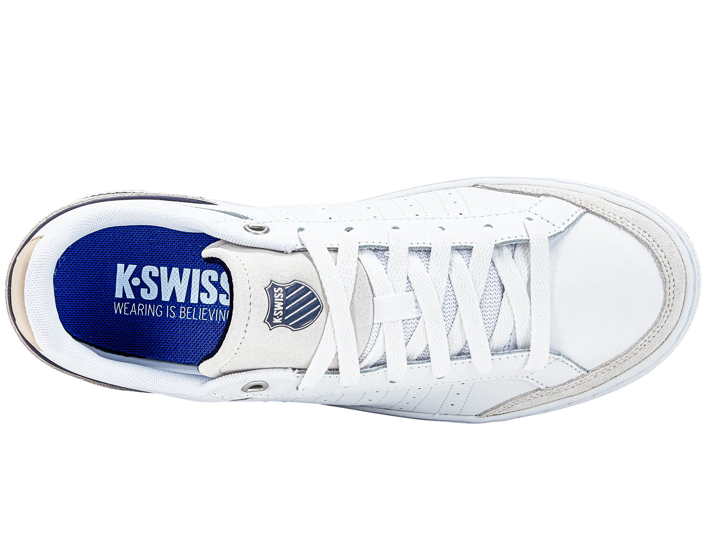 07411-122-M | COURT BLOCK | WHITE/IRISH CREAM/NAVY