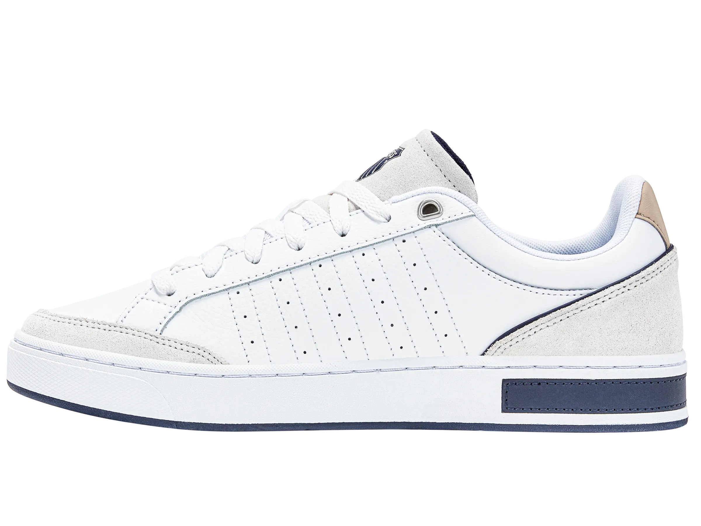 07411-122-M | COURT BLOCK | WHITE/IRISH CREAM/NAVY