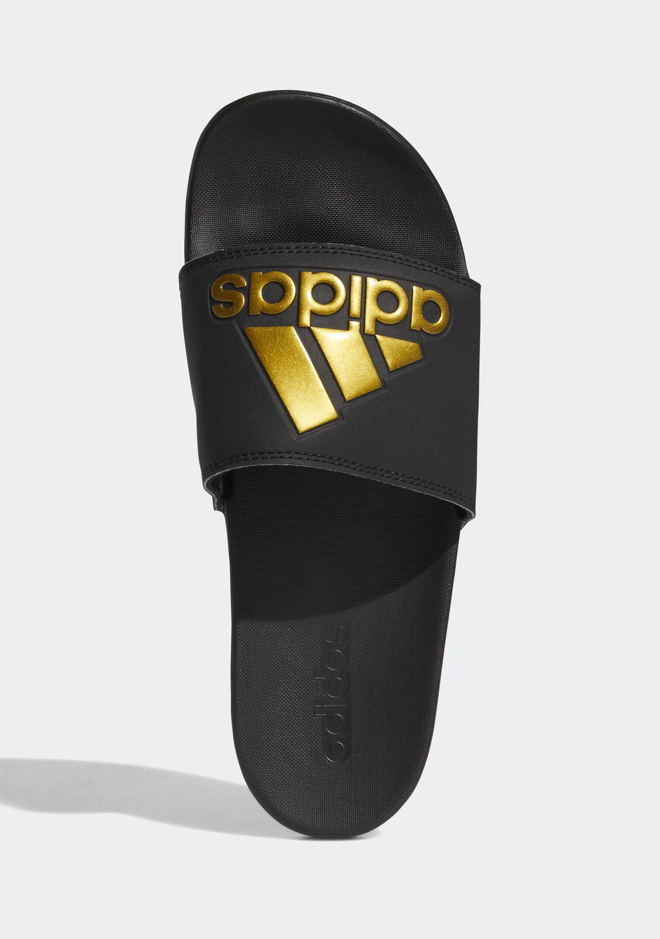 Adidas Men??s Adilette Comfort Slide Black/Gold