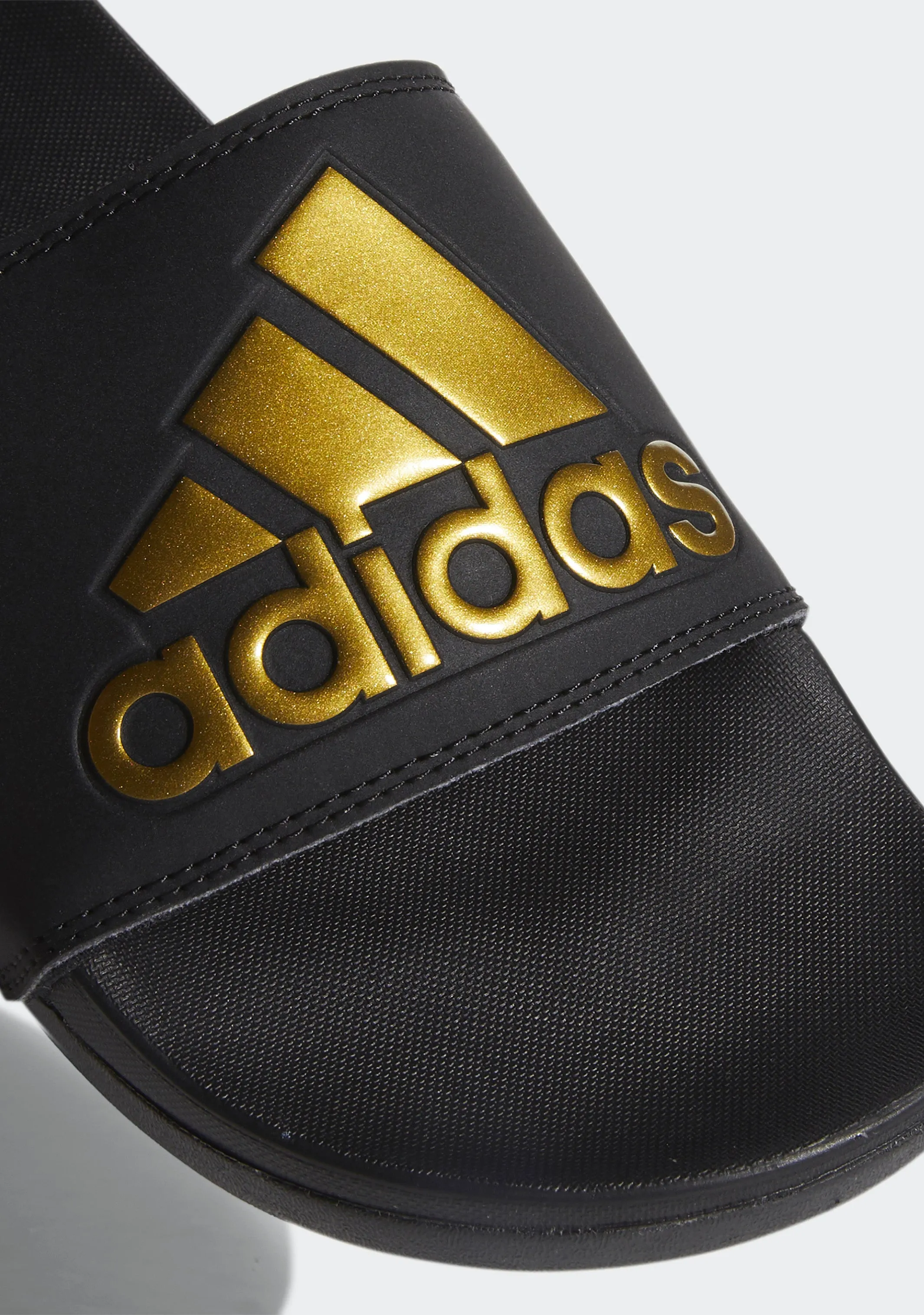 Adidas Men??s Adilette Comfort Slide Black/Gold