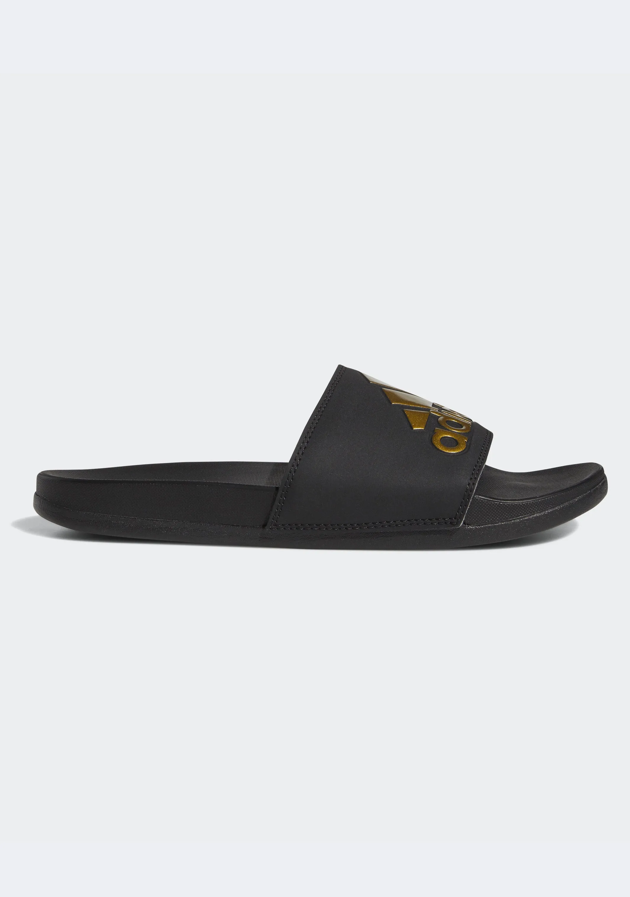 Adidas Men??s Adilette Comfort Slide Black/Gold