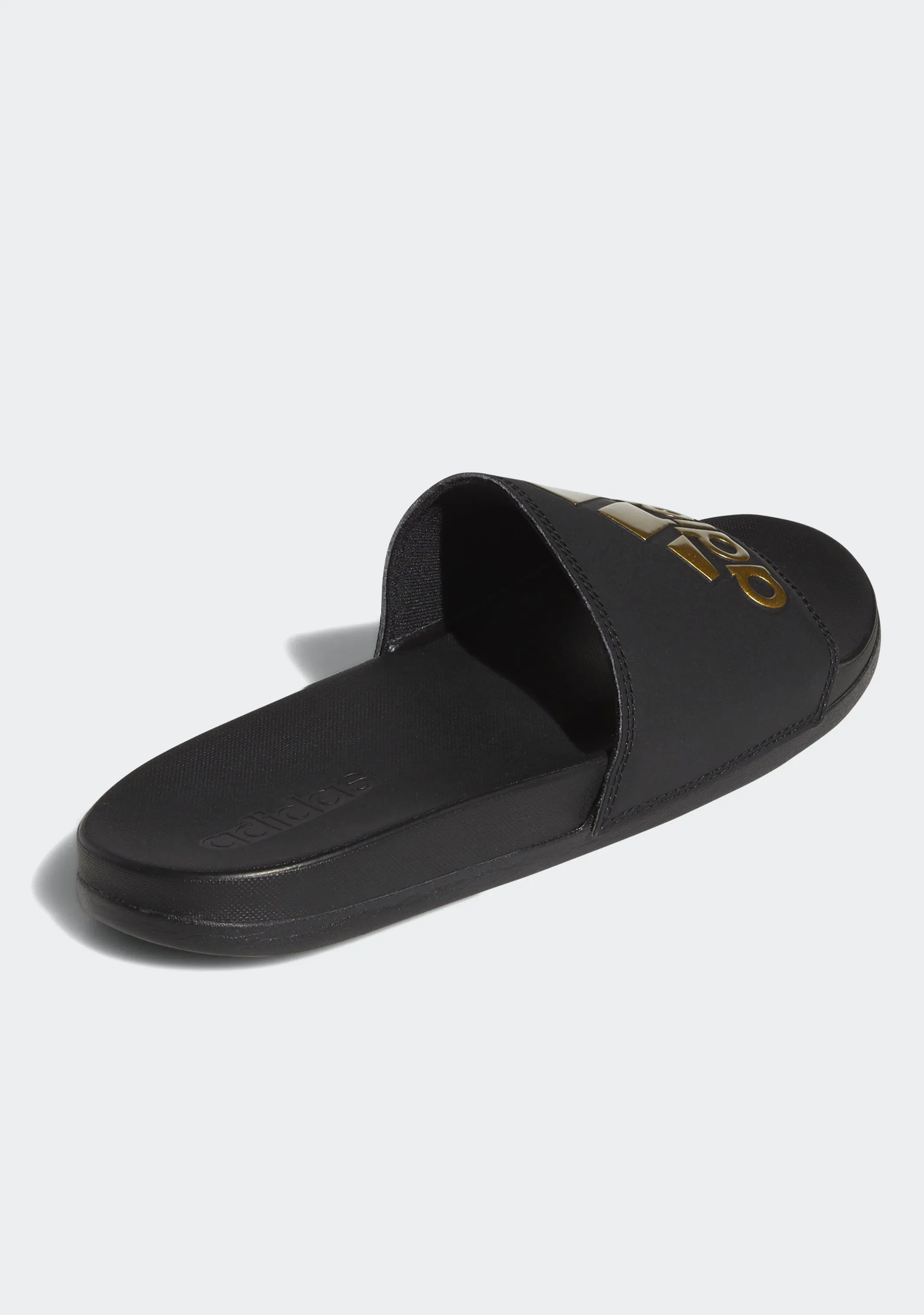 Adidas Men??s Adilette Comfort Slide Black/Gold