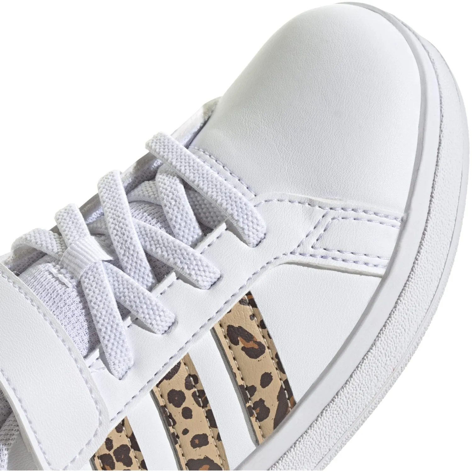 adidas Originals Ftwr White/Magic Beige/Matte Gold Grand Court 2.0 El C Sneakers