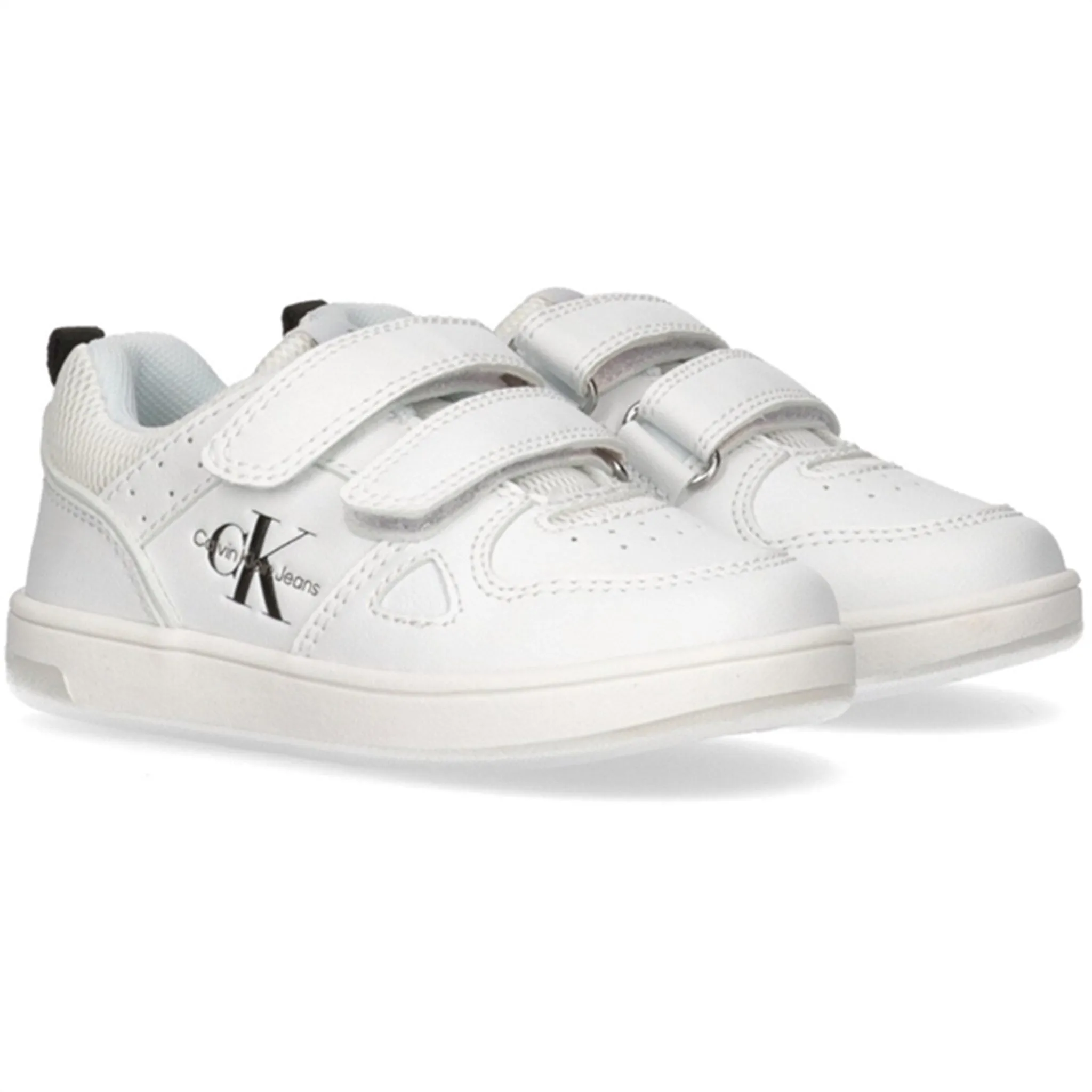 Calvin Klein Low Cut Velcro Sneaker White