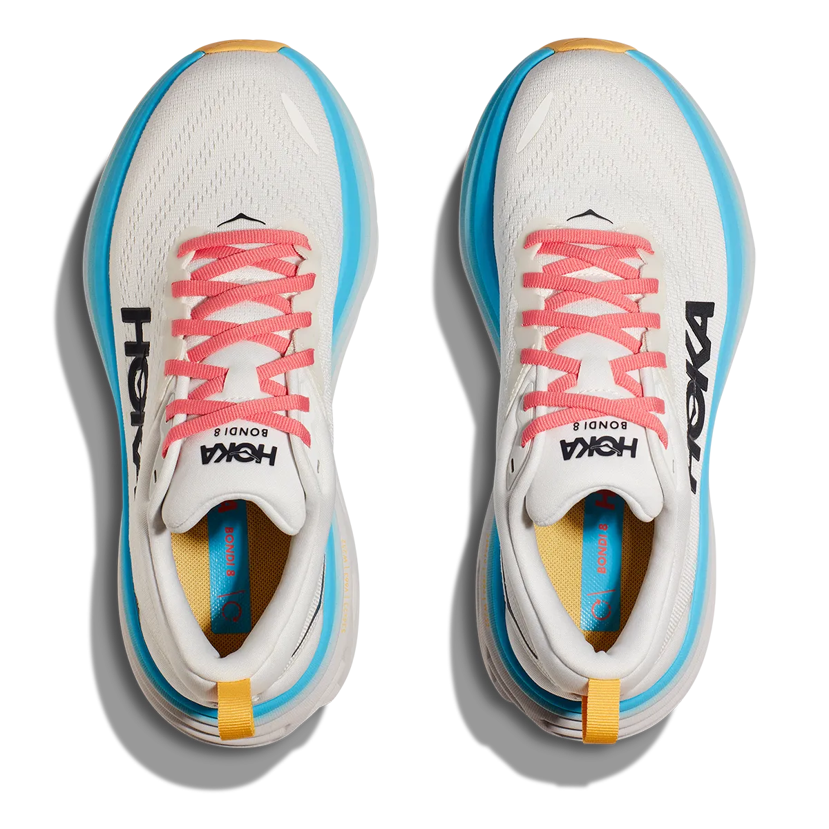 Hoka Bondi 8 - Blanc de Blanc - Swim Day