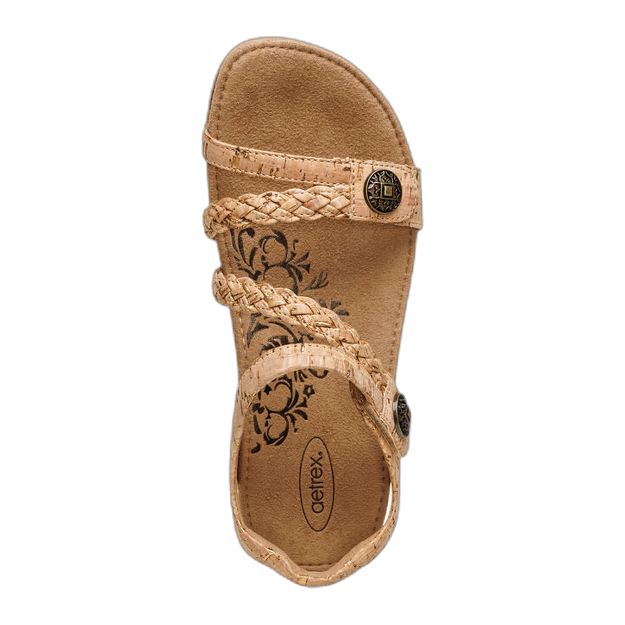 Jillian Braided Quarter Strap Sandal
