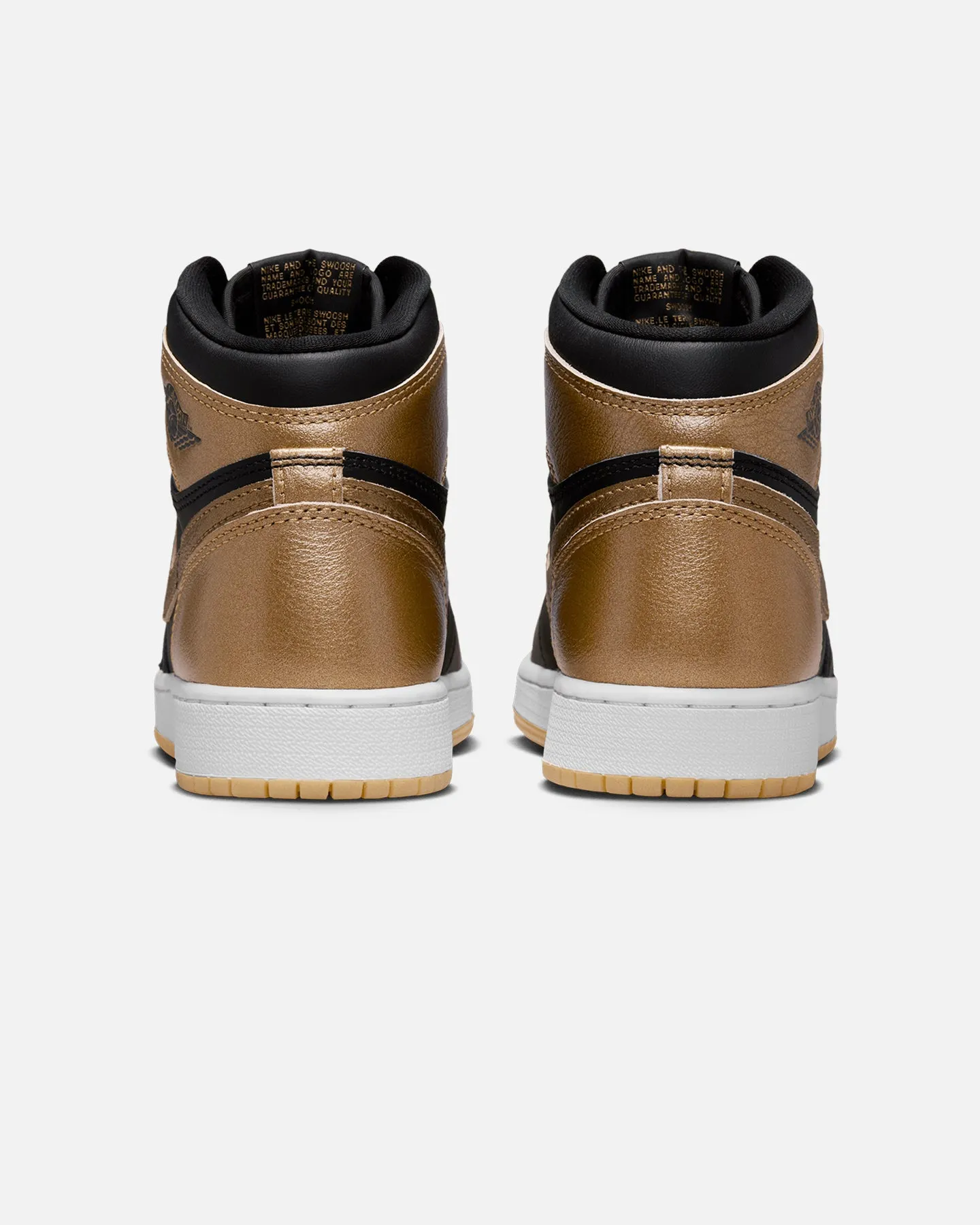 Jordan Kids' Air Jordan 1 High OG  (GS)"Metallic Gold" Black/Metallic
