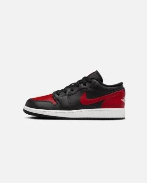 Jordan Kids' Air Jordan 1 Low (GS) Black/Varsity Red