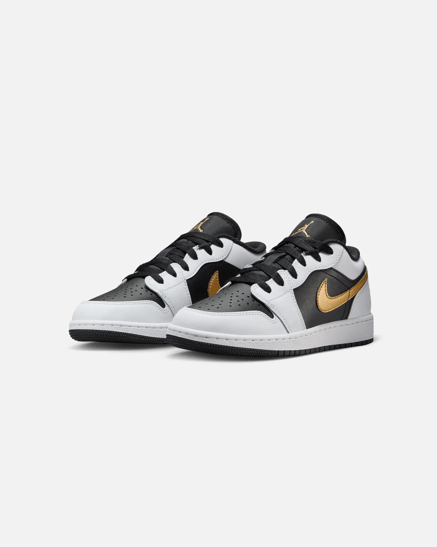 Jordan Kids' Air Jordan 1 Low (GS) White/Metallic