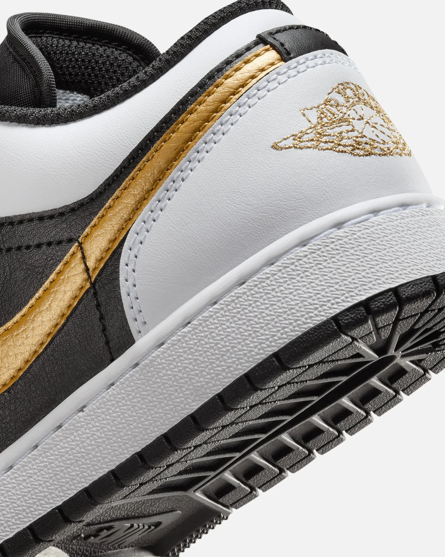 Jordan Kids' Air Jordan 1 Low (GS) White/Metallic