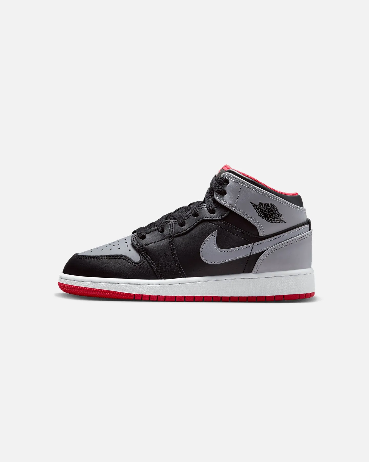 Jordan Kids' Air Jordan 1 Mid (GS) Black/Cement Grey
