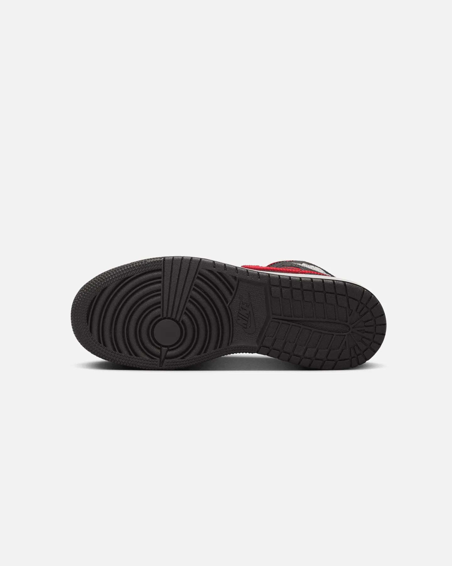 Jordan Kids' Air Jordan 1 Mid (GS) Black/Varsity Red