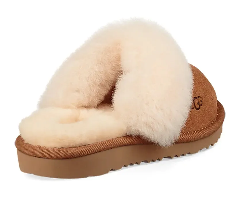 Kids UGG Cozy II  Soft & Fluffy Slip-On Slipper for Indoor & Outdoor Wear