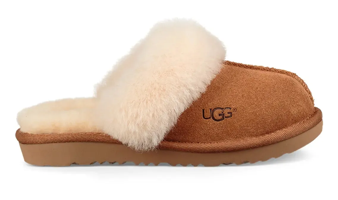 Kids UGG Cozy II  Soft & Fluffy Slip-On Slipper for Indoor & Outdoor Wear