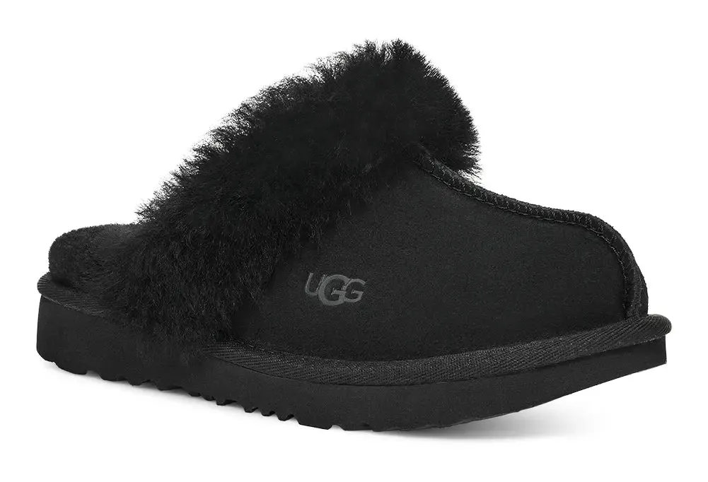Kids UGG Cozy II  Soft & Fluffy Slip-On Slipper for Indoor & Outdoor Wear