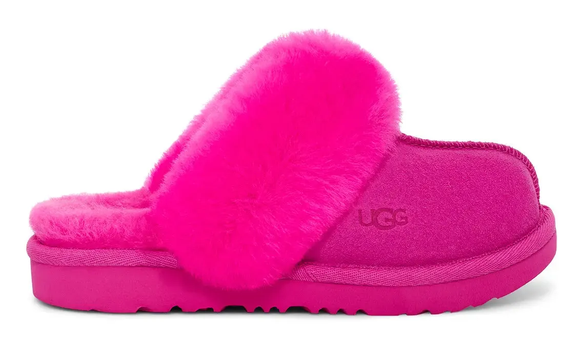 Kids UGG Cozy II  Soft & Fluffy Slip-On Slipper for Indoor & Outdoor Wear