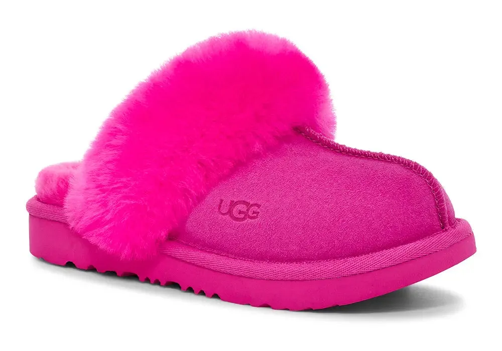 Kids UGG Cozy II  Soft & Fluffy Slip-On Slipper for Indoor & Outdoor Wear