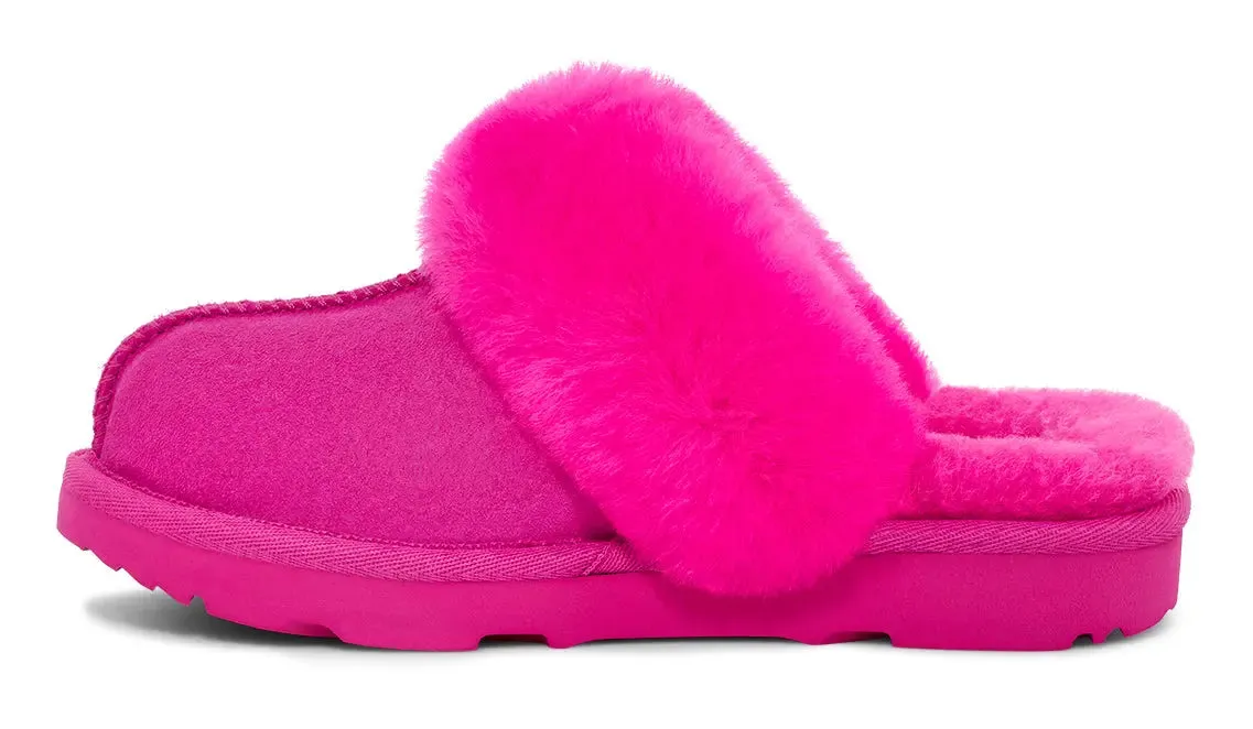 Kids UGG Cozy II  Soft & Fluffy Slip-On Slipper for Indoor & Outdoor Wear