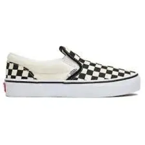 Kids Vans Classic Slip-On (Checkerboard)  Iconic Style & Easy Comfort