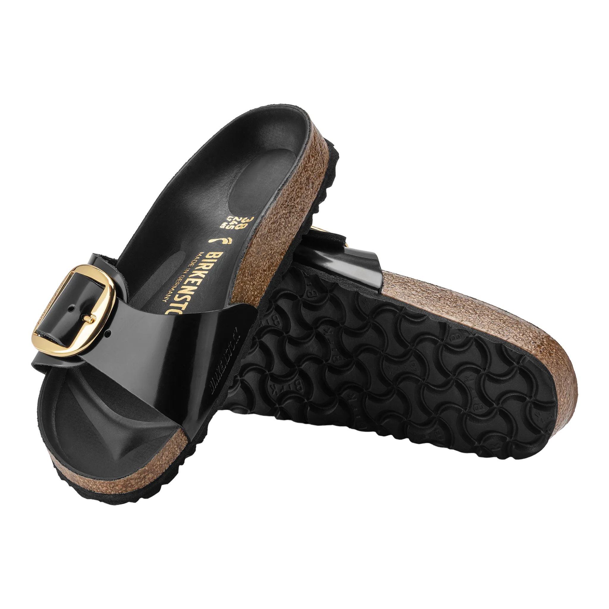 Madrid Big Buckle Patent Leather