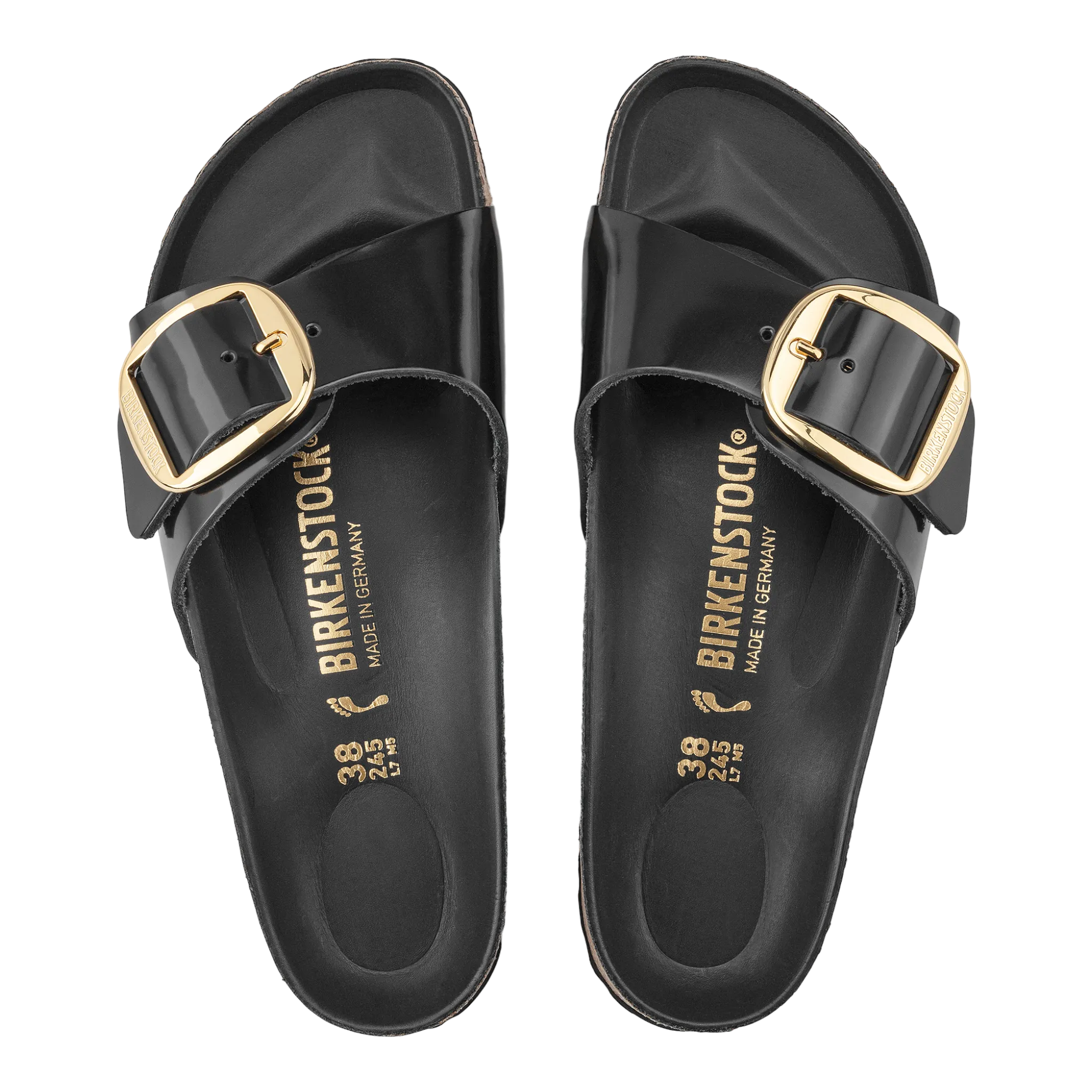 Madrid Big Buckle Patent Leather