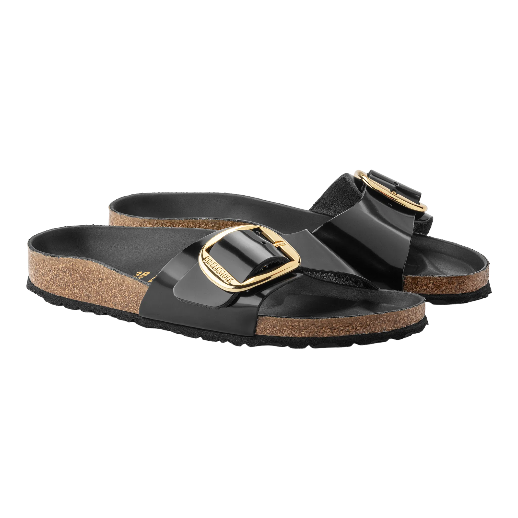 Madrid Big Buckle Patent Leather