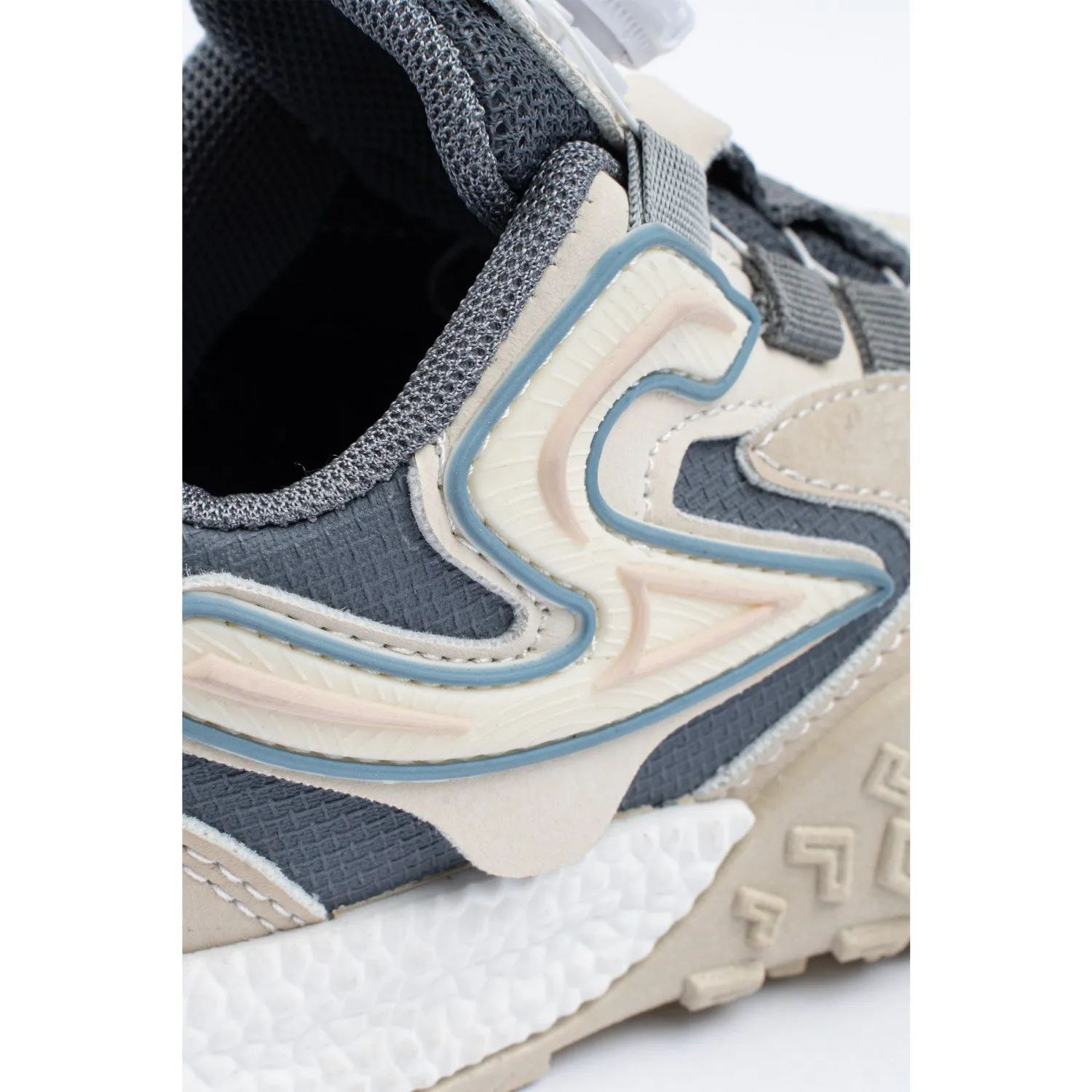 Mikk-Line Faded Denim Sneakers With Spin