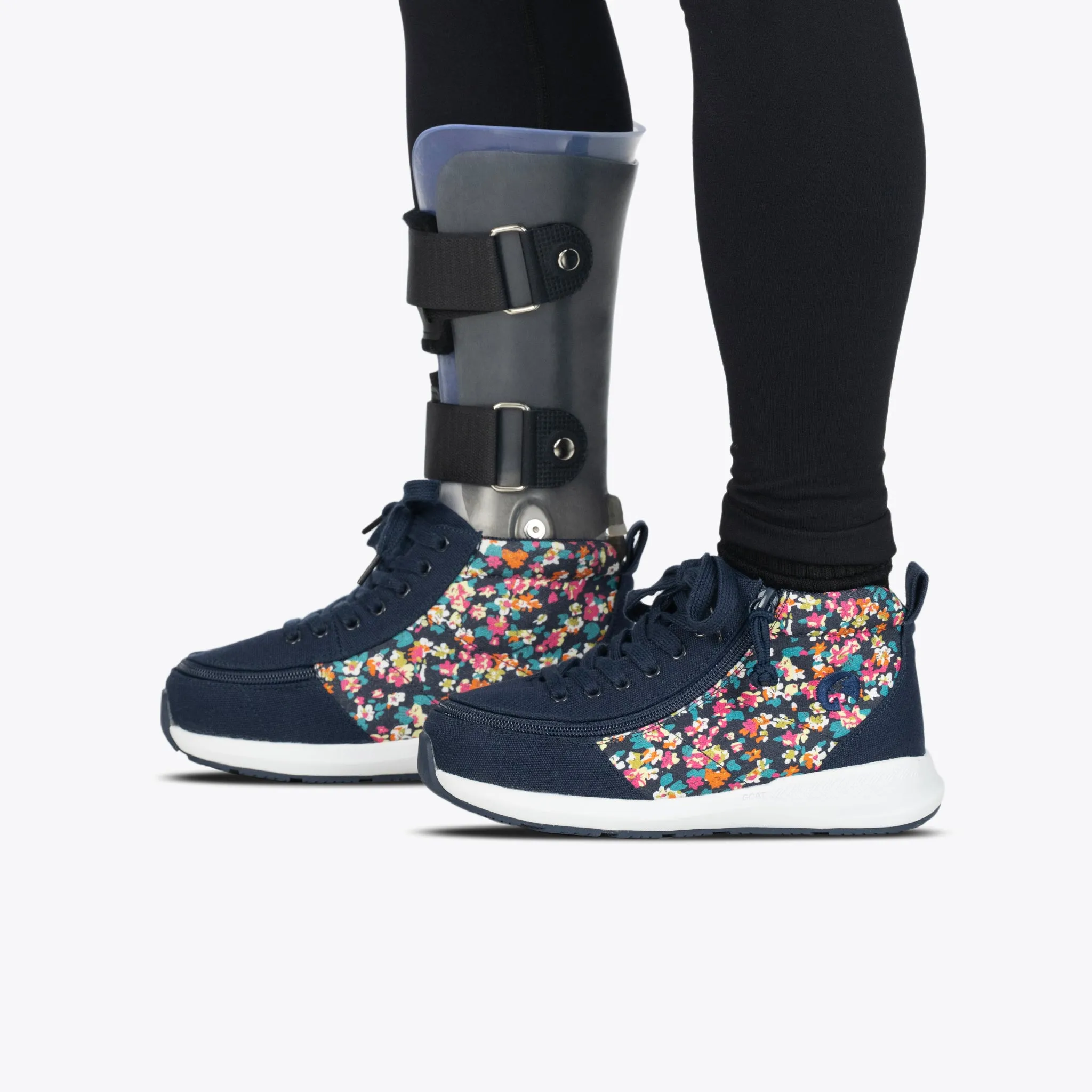 Navy Floral BILLY Goat Classic High