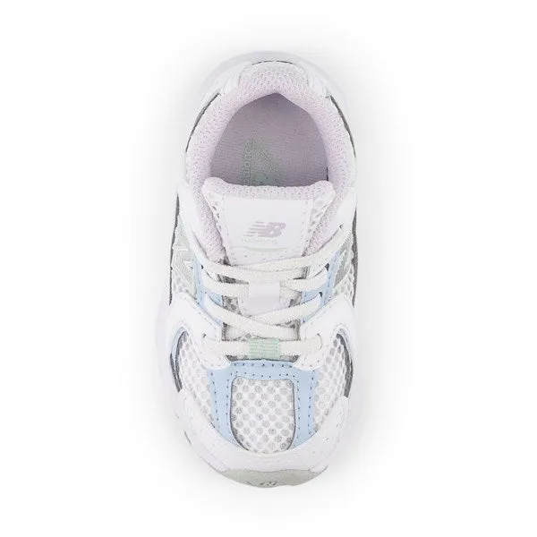 New Balance 530 Kids Bungee Lace Sneakers White