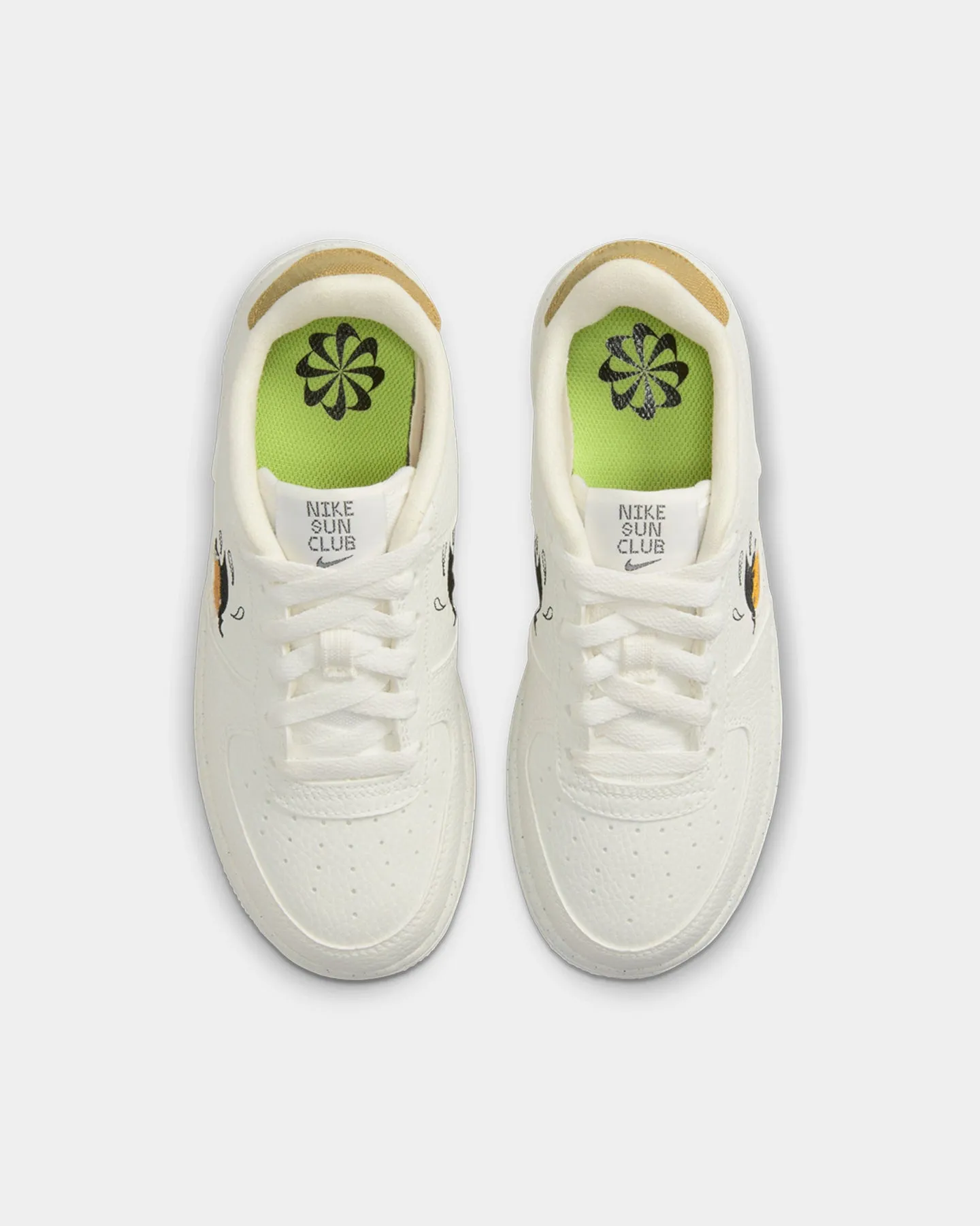 Nike Kids' Air Force 1 LV8 (GS) Sail/Sanded Gold