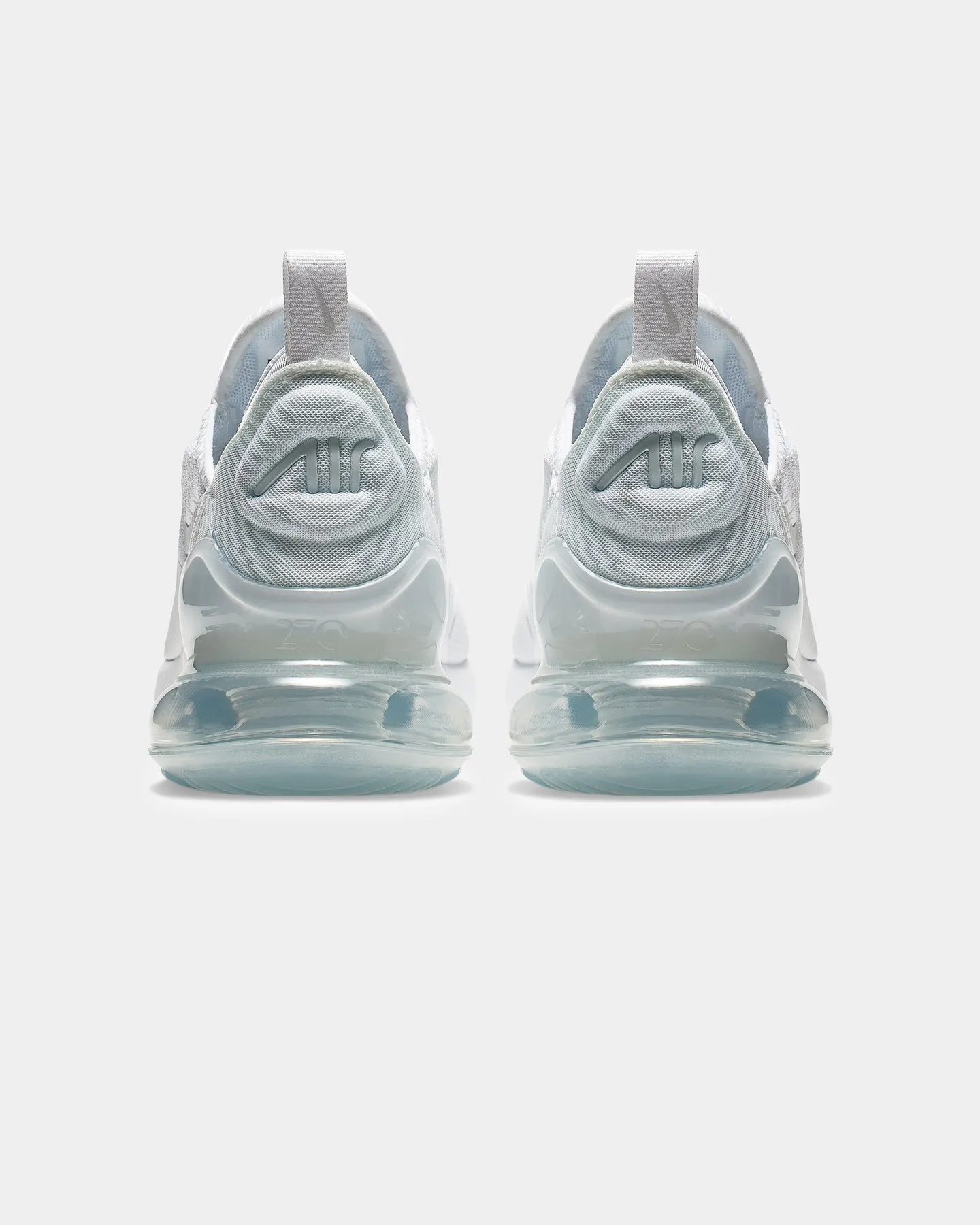 Nike Kid's Air Max 270 White/Metallic Silver