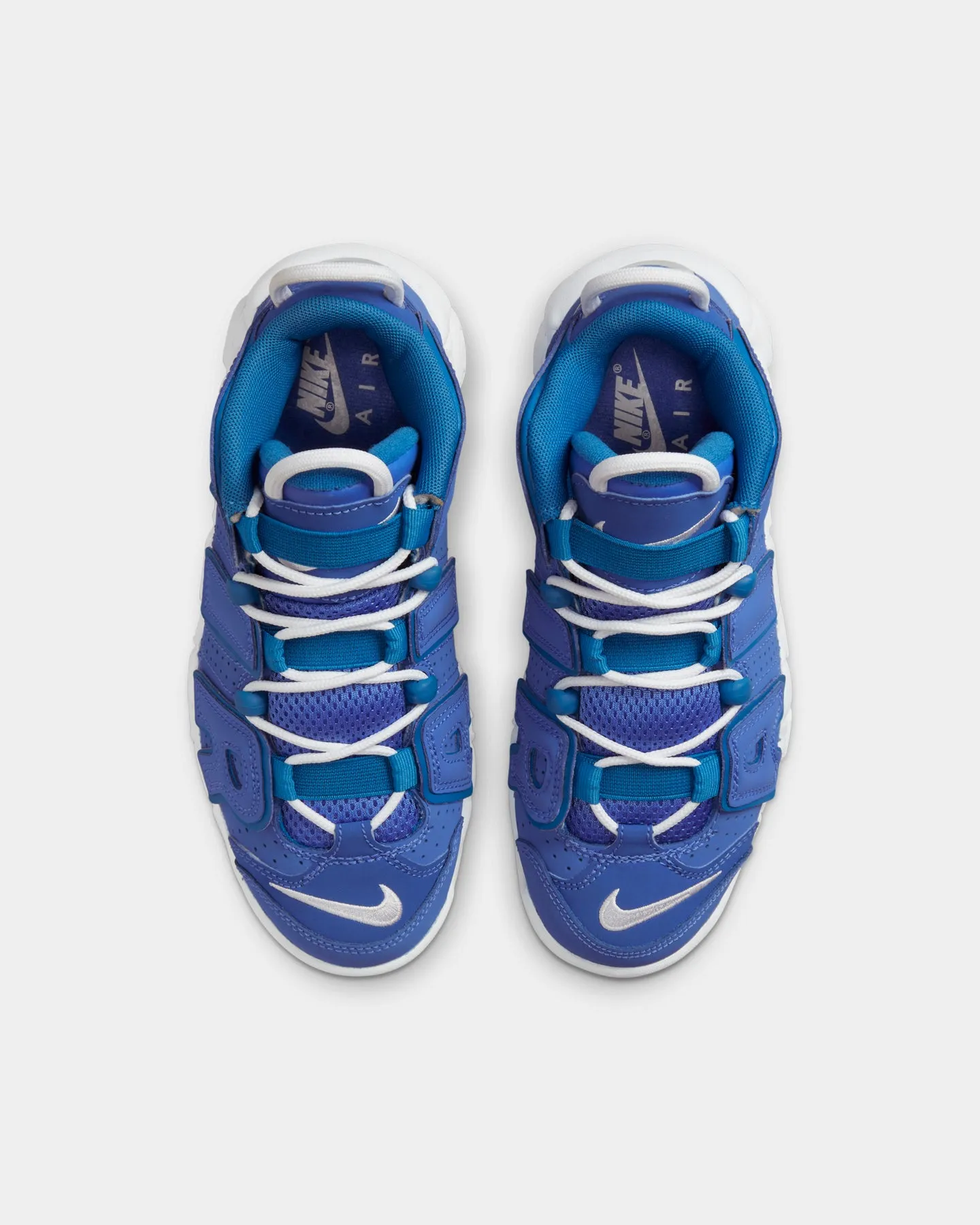 Nike Kid's Air More Uptempo (GS) Medium Blue/White/Battle Blue