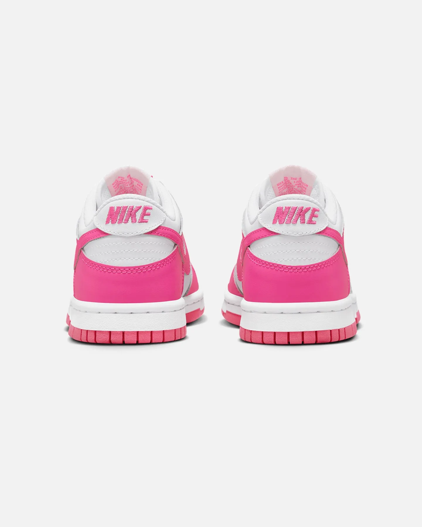 Nike Kids' Dunk Low (GS) White/Laser Fuchsia