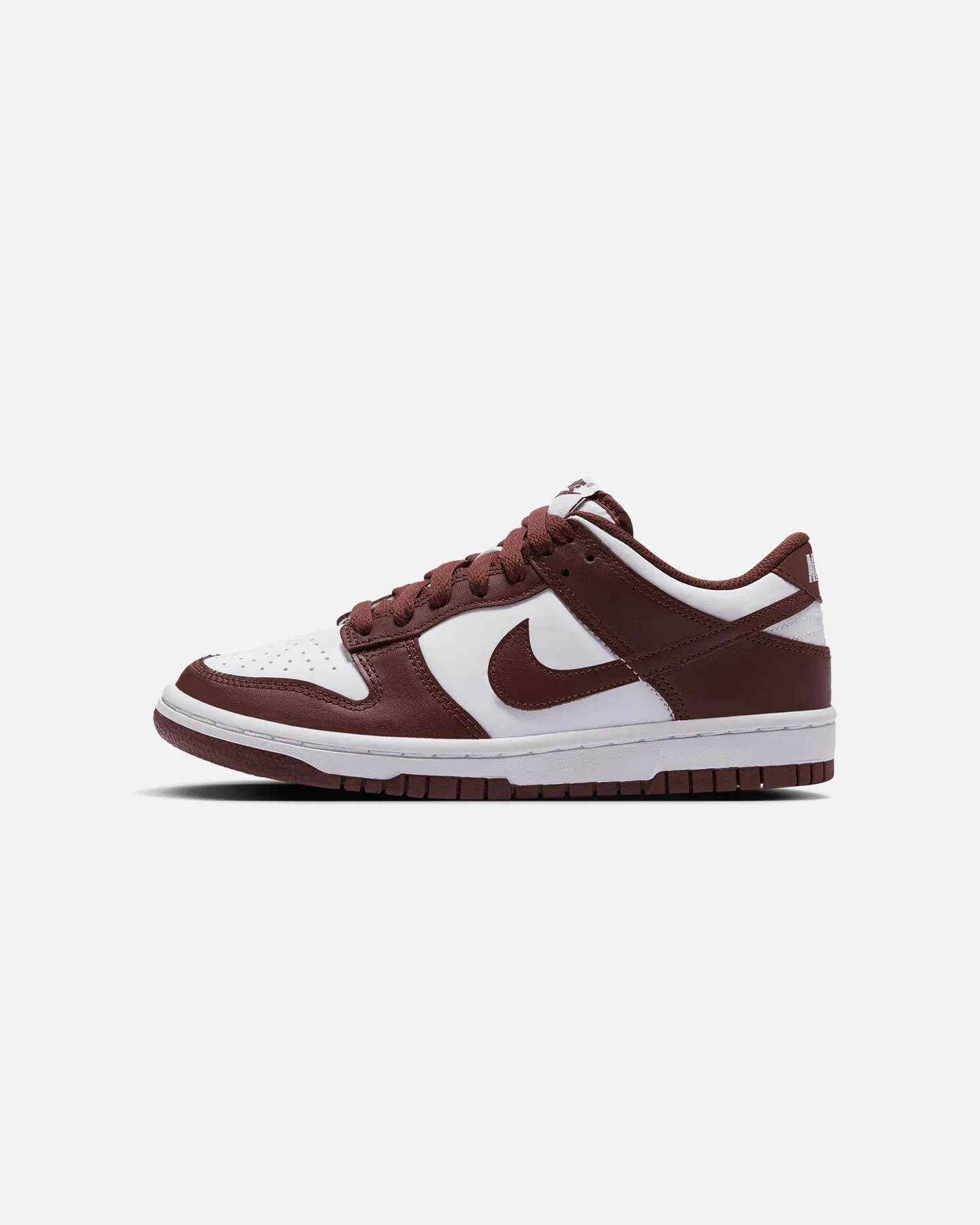 Nike Kids' Dunk Low (GS) White/Redwood-Gym Red