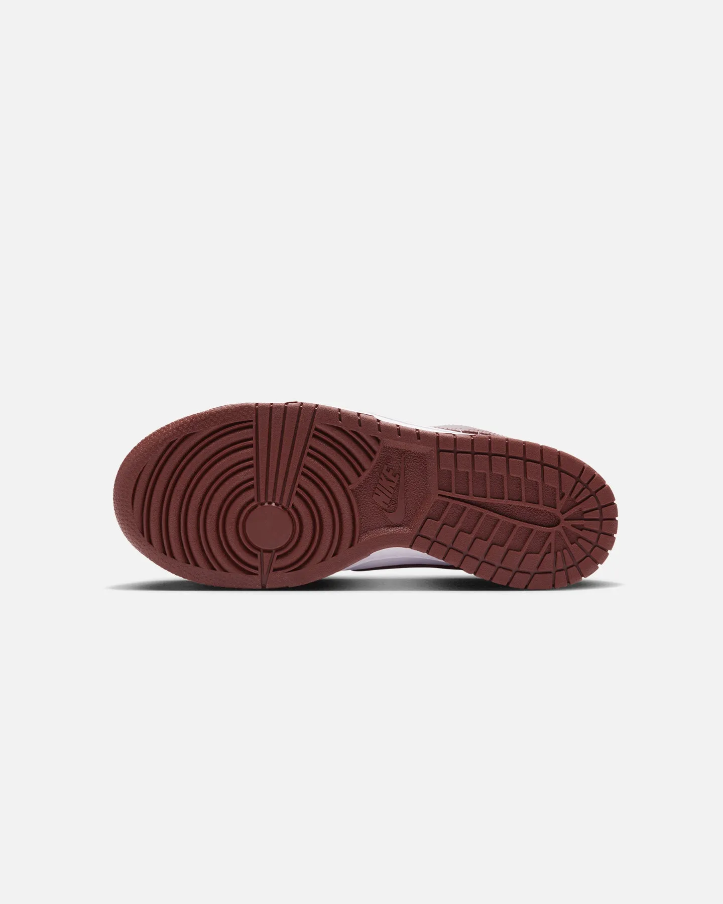 Nike Kids' Dunk Low (GS) White/Redwood-Gym Red