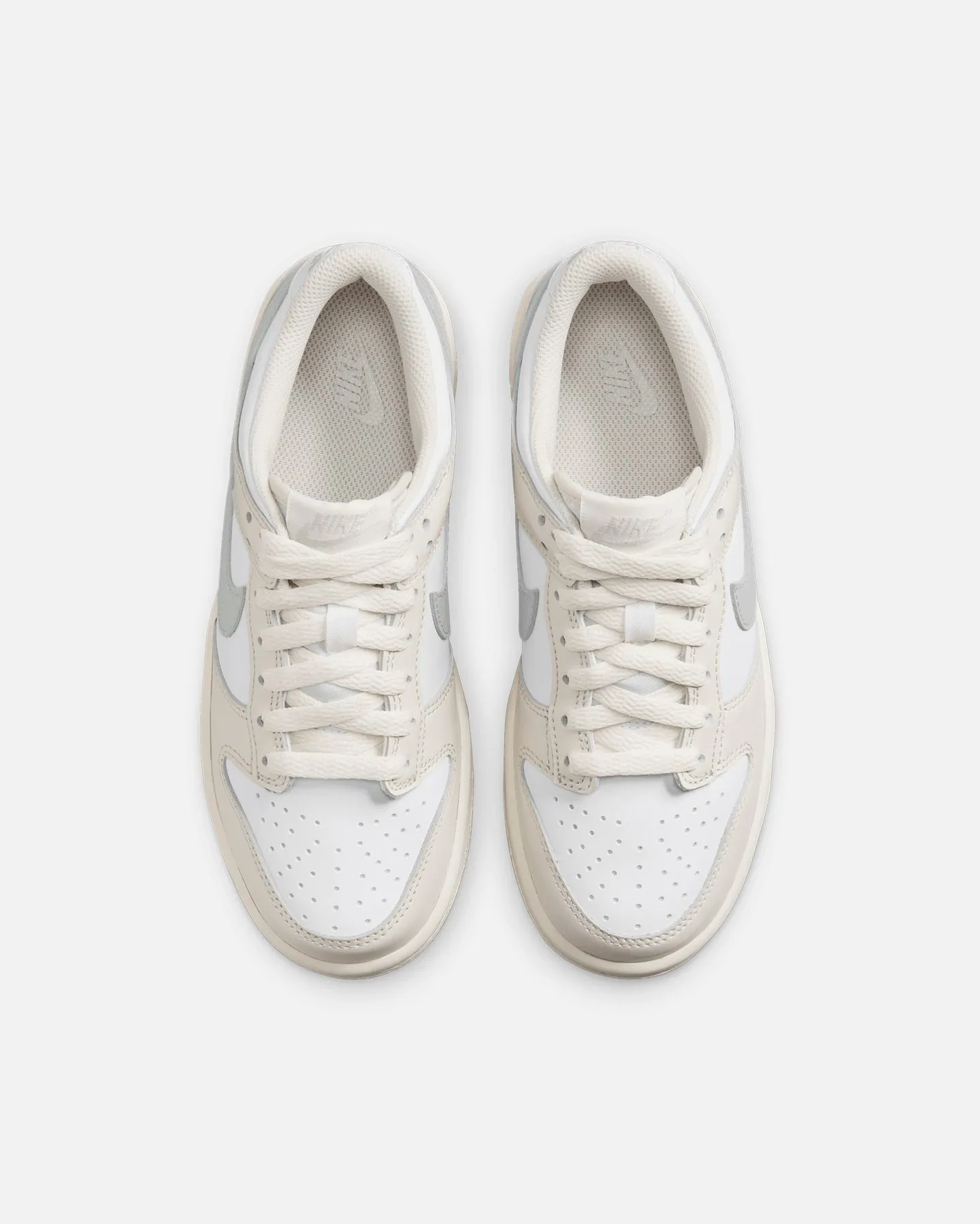 Nike Kids' Dunk Low (GS) White/Silver