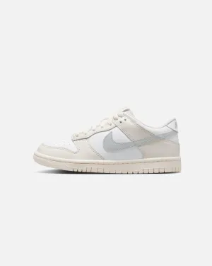 Nike Kids' Dunk Low (GS) White/Silver