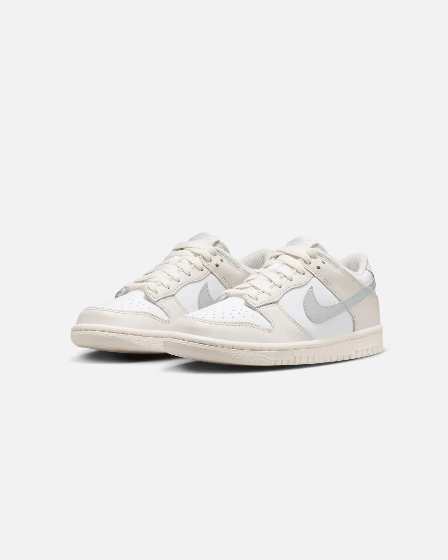Nike Kids' Dunk Low (GS) White/Silver