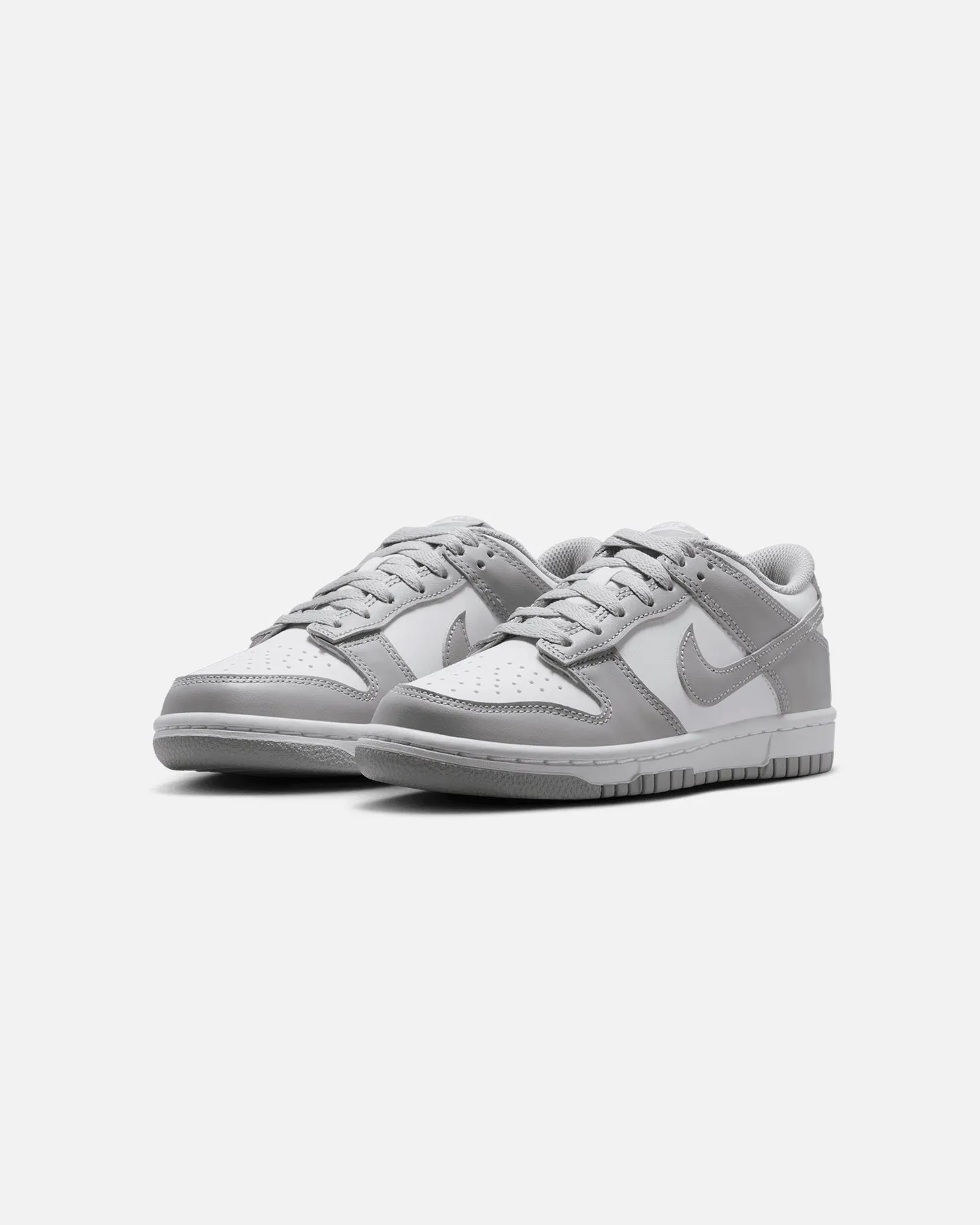 Nike Kids' Dunk Low (GS) White/Smoke Grey