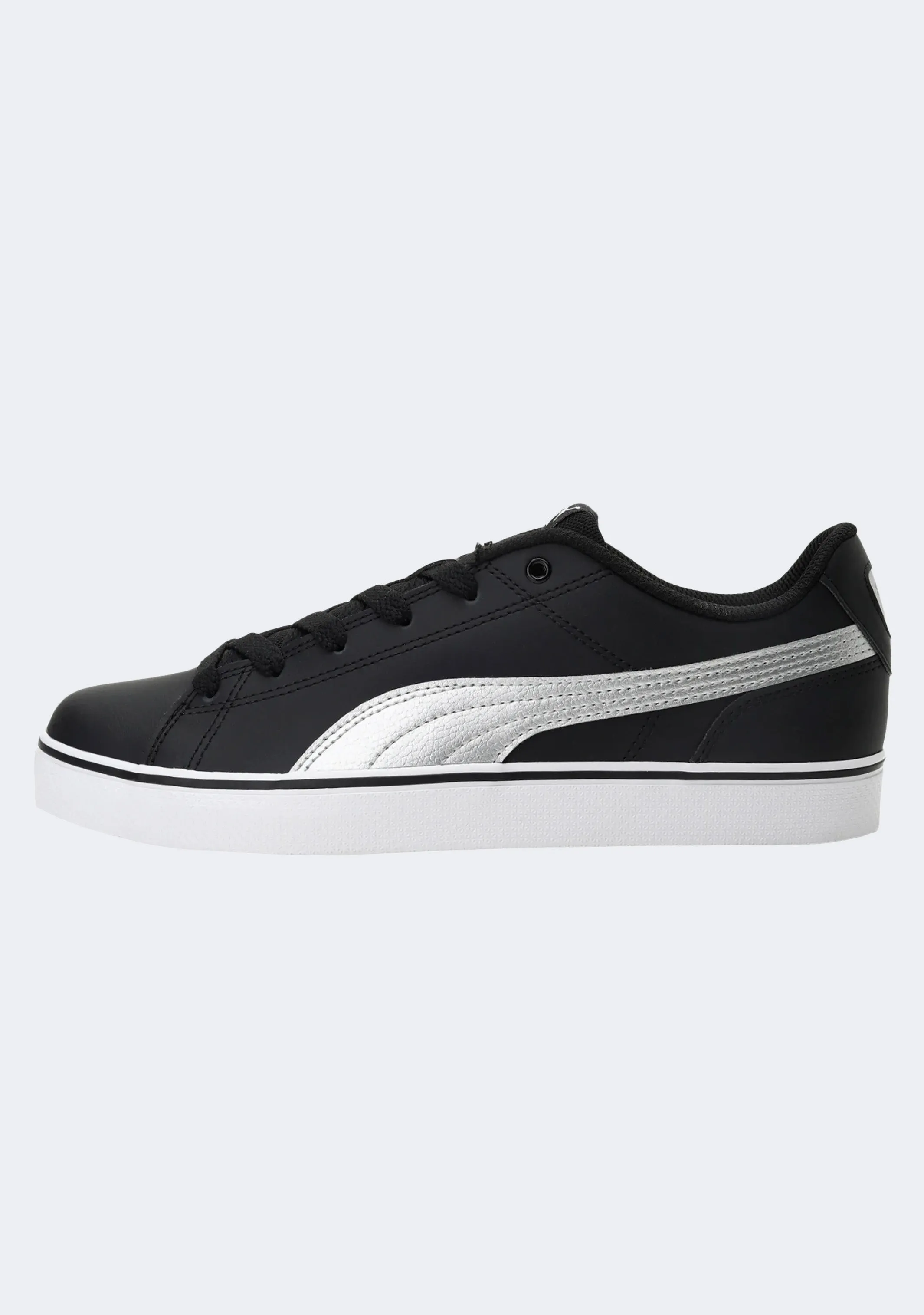 Puma Men??s Court Point VULC V2 Black Silver
