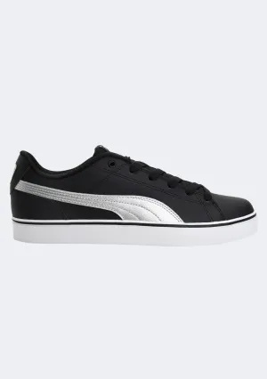 Puma Men??s Court Point VULC V2 Black Silver