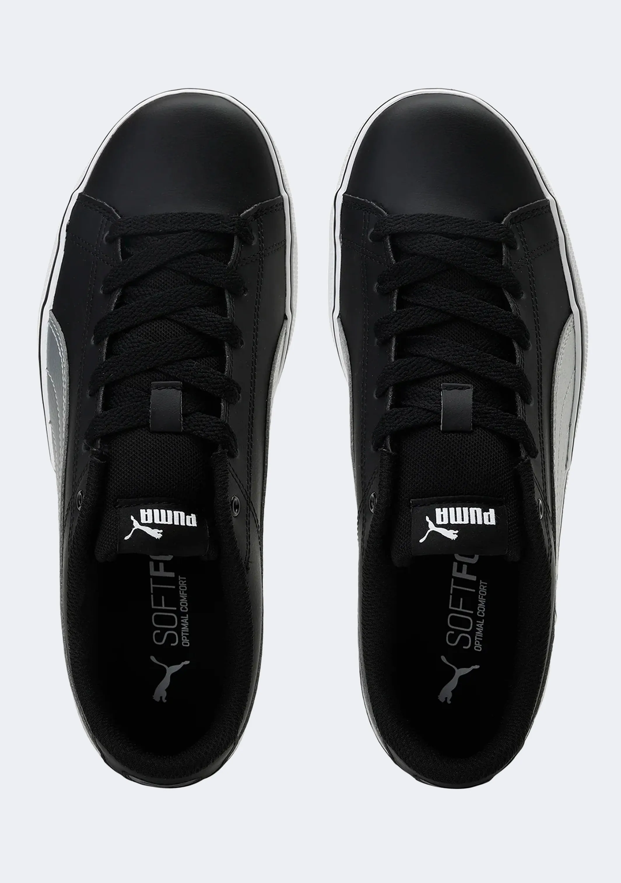 Puma Men??s Court Point VULC V2 Black Silver