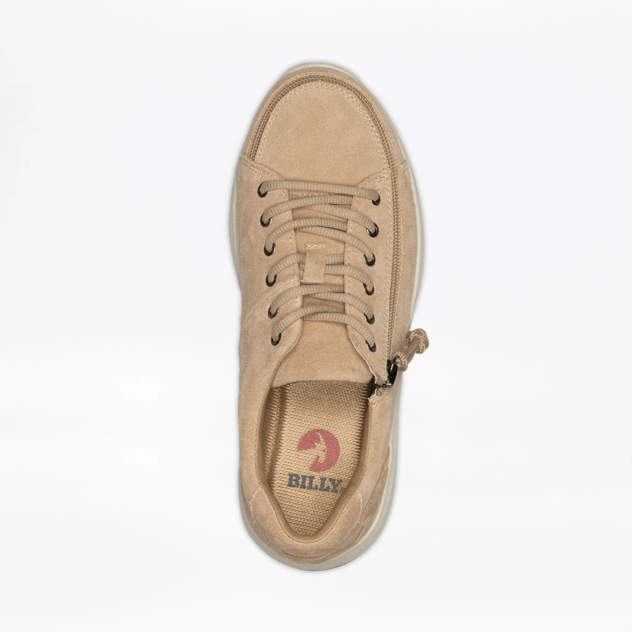 SALE - Women's Tan Suede BILLY Comfort Low