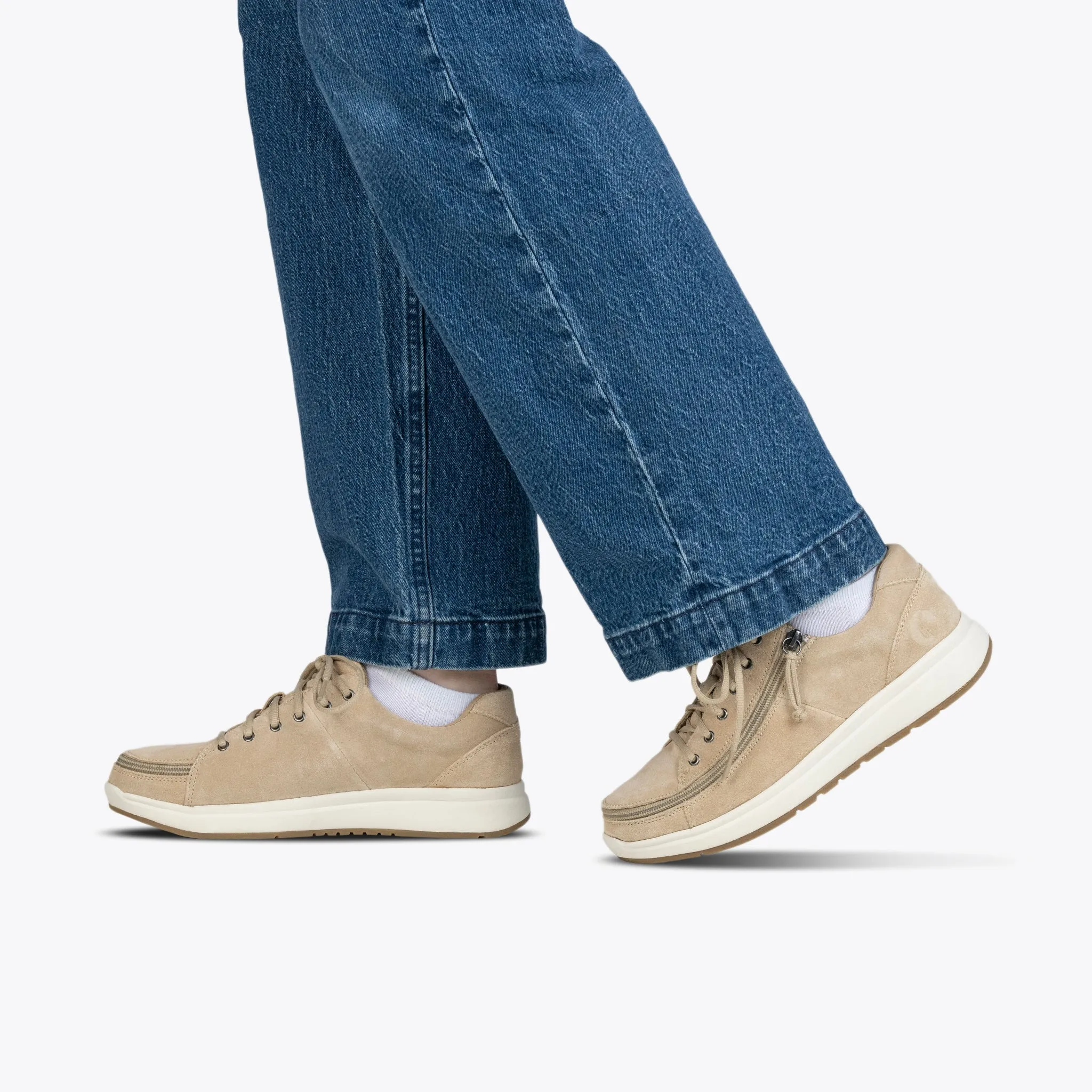 SALE - Women's Tan Suede BILLY Comfort Low