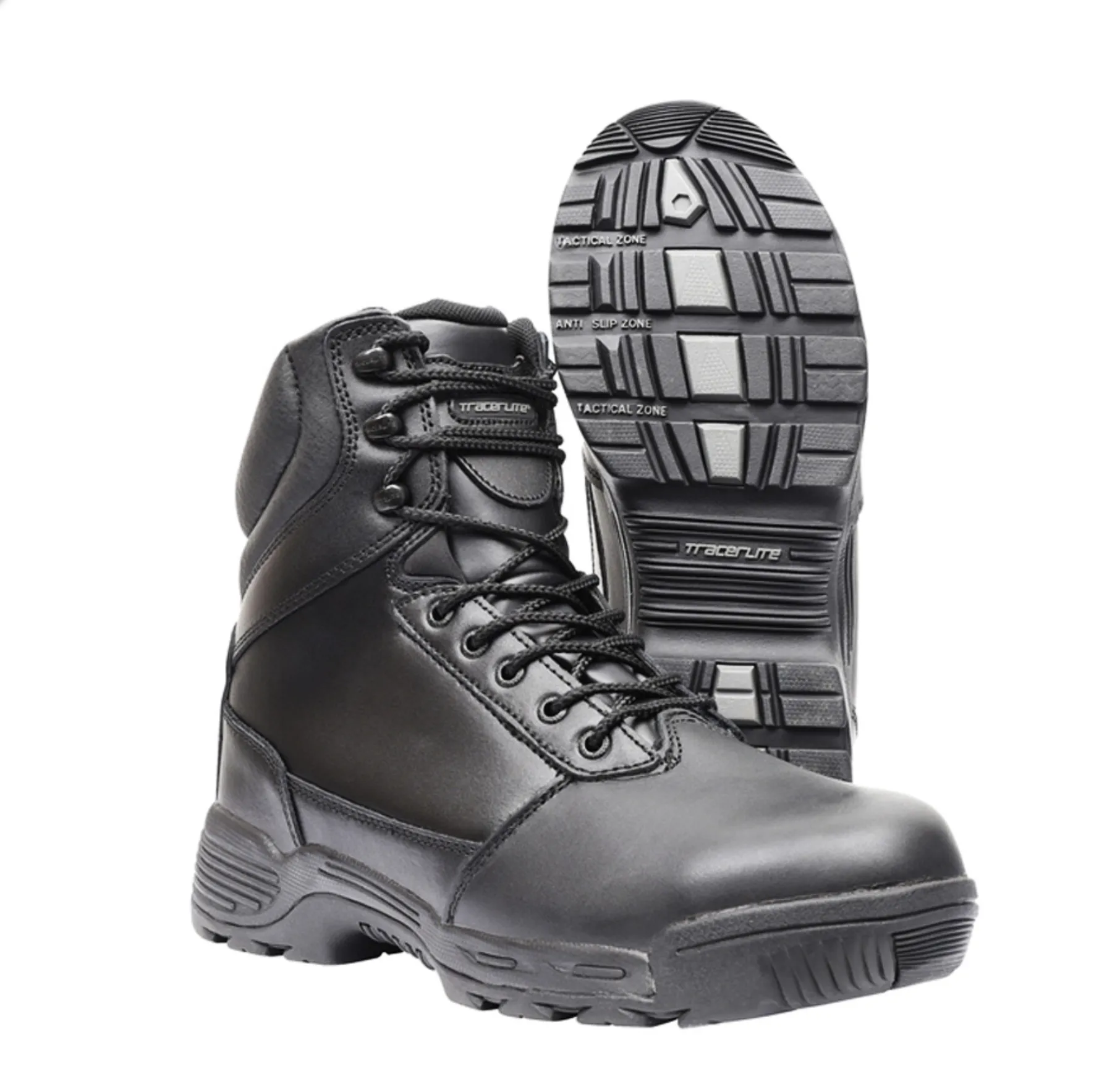 Tracerlite Men??s 8 Inch Full Leather Boot