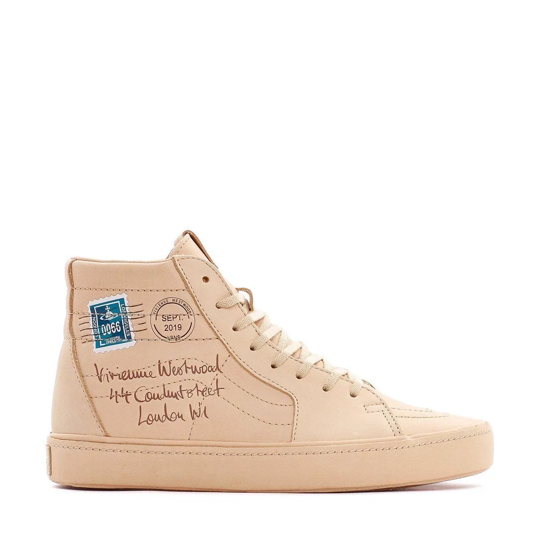 Vans UA SK8-Hi x Vivienne Westwood Letter Veggie Tan Men VN0A4BV6XKF