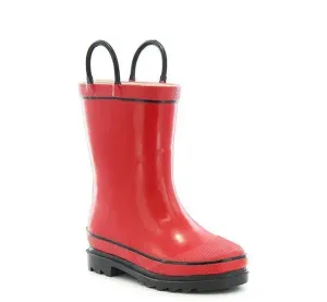 Washington Shoe Fireman Chief  Classic Waterproof Rain Boots for Kids