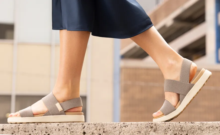 Women's Elle Backstrap Sandal  |  Cornstalk/Black